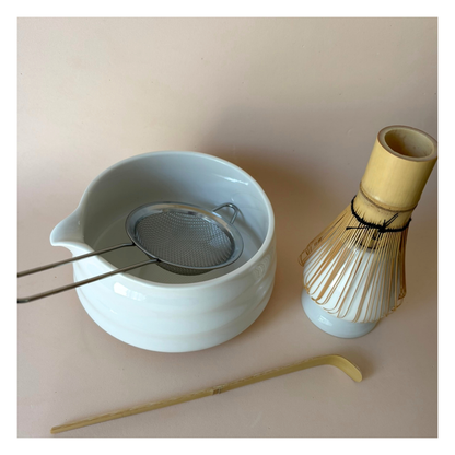The Matcha Ritual Kit (5 Piece Set) - White Cloud