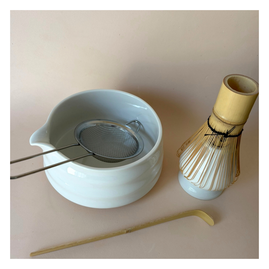 The Matcha Ritual Kit (5 Piece Set) - White Cloud