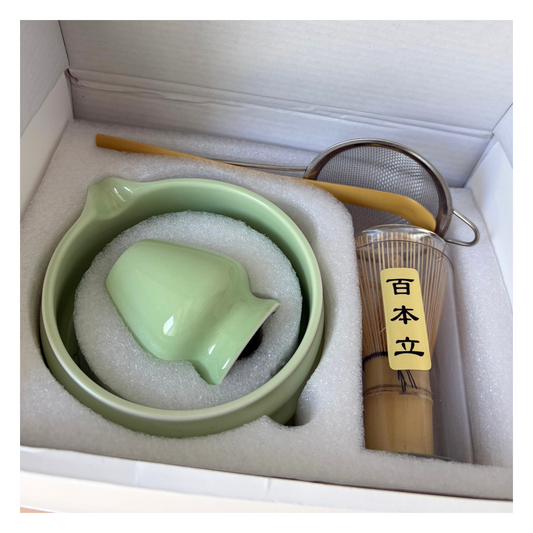 The Matcha Ritual Kit (5 Piece Set) - Matcha Green