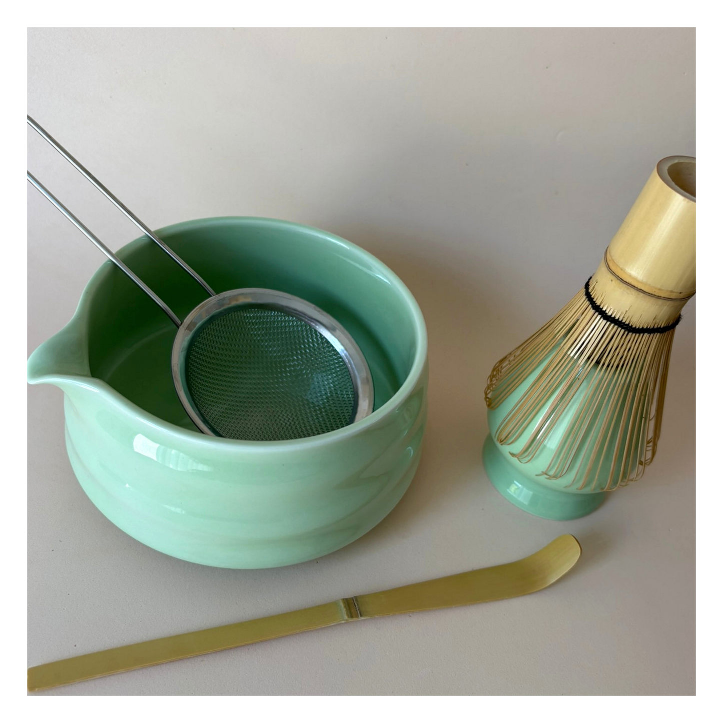 The Matcha Ritual Kit (5 Piece Set) - Matcha Green